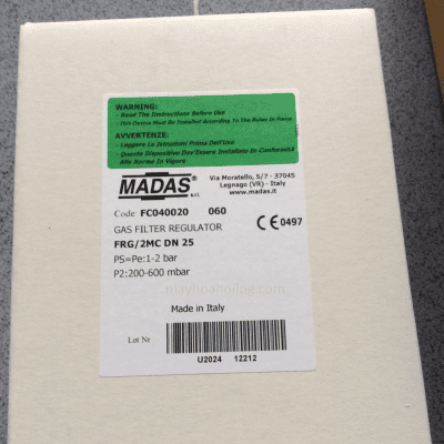 VAN ĐIỀU ÁP FRG/2MC DN 25 FC040020 060